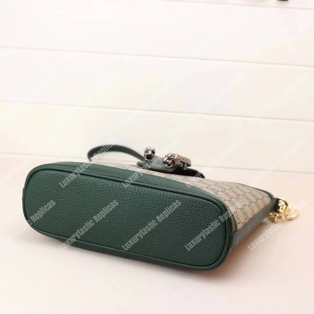 G*u*i dionysus medium gg bucket bag green