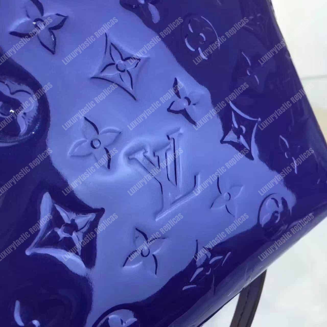 LV Melrose Monogram Vernis Blue