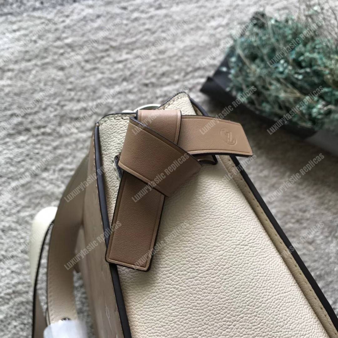 LV Very Hobo Very Leather Sesame Creme