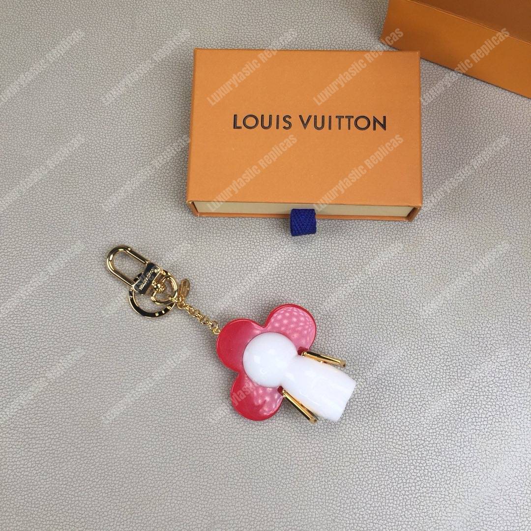 LV Vivienne Monogram Giant Bag Charm and Key Holder Red