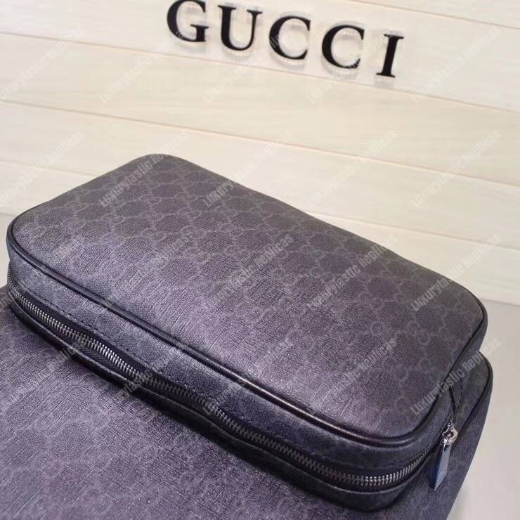 G*u*i gg sup*e backpack black canvas