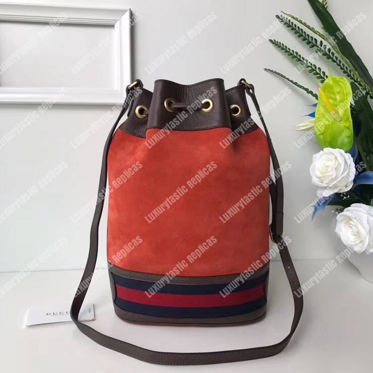 G*u*i ophidia bucket bag orange