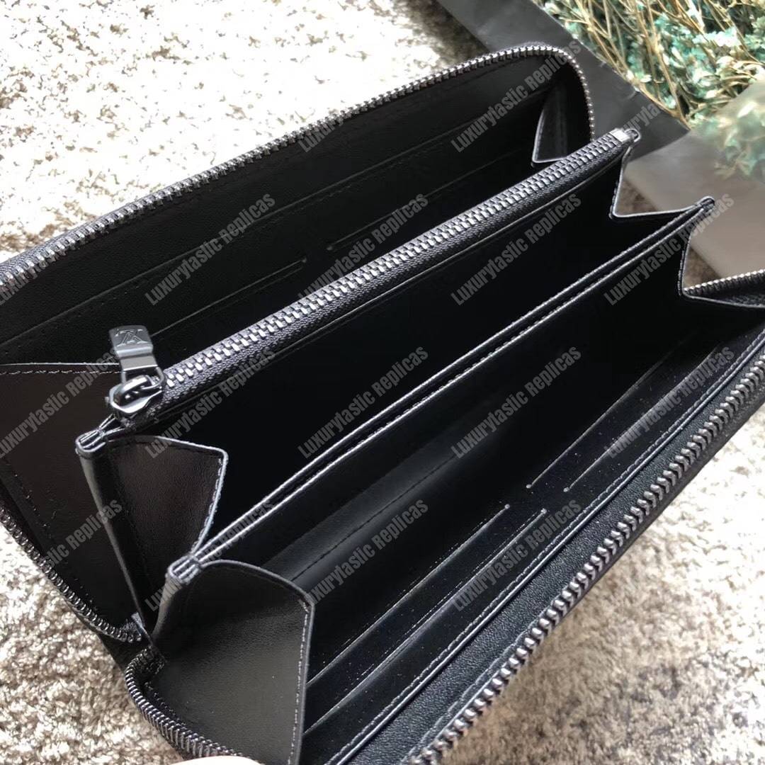 LV Zippy Wallet Monogram Shadow