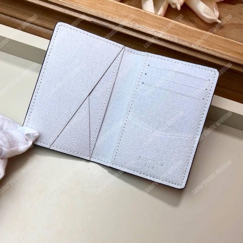 LV Pocket Organizer Monogram White