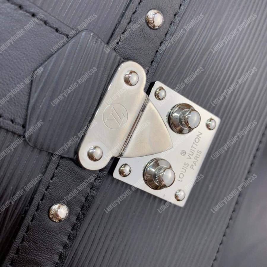 LV Trunk Chain Wallet Noir