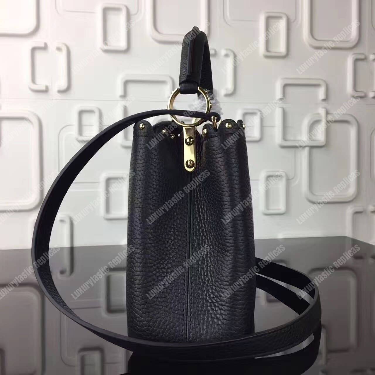 LV Capucines PM Black