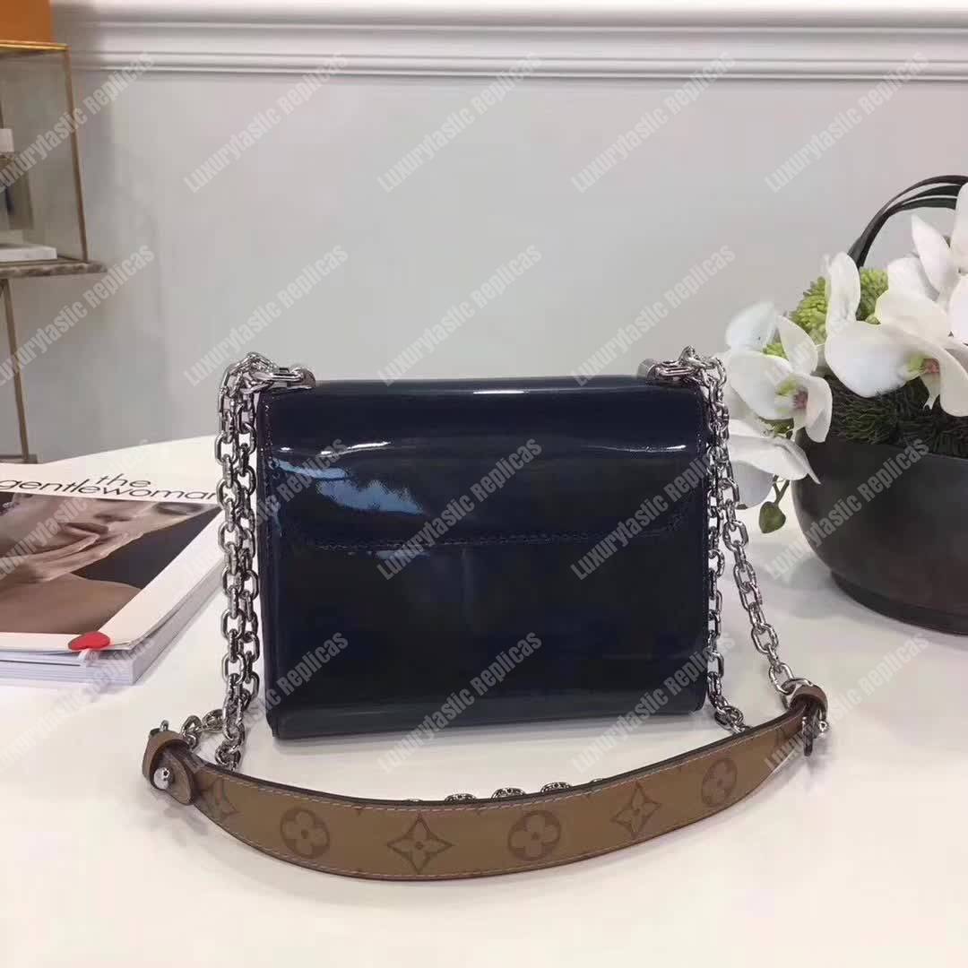 LV Twist PM Patent Leather Blue