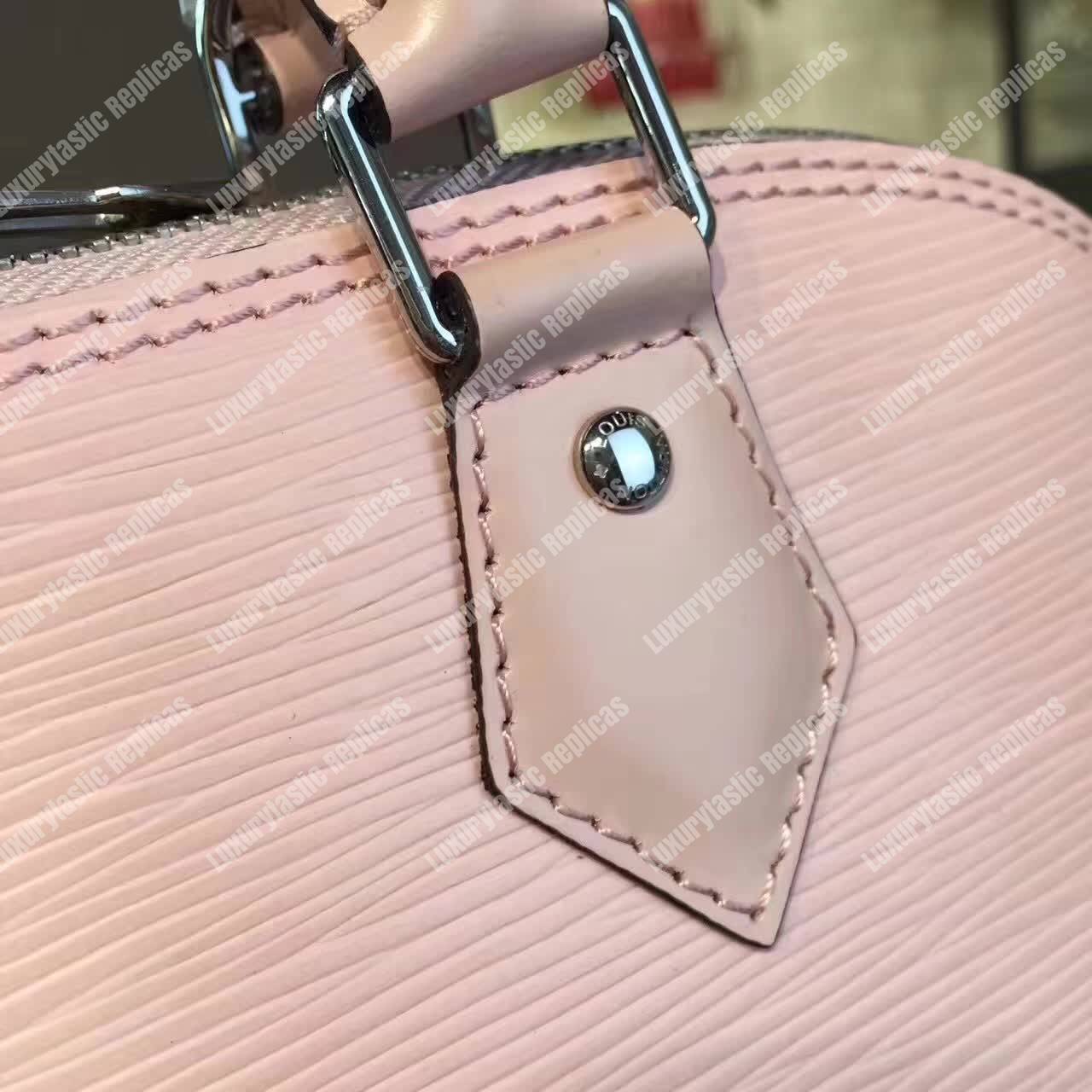 LV Alma PM Bag Epi Leather Rose Ballerine