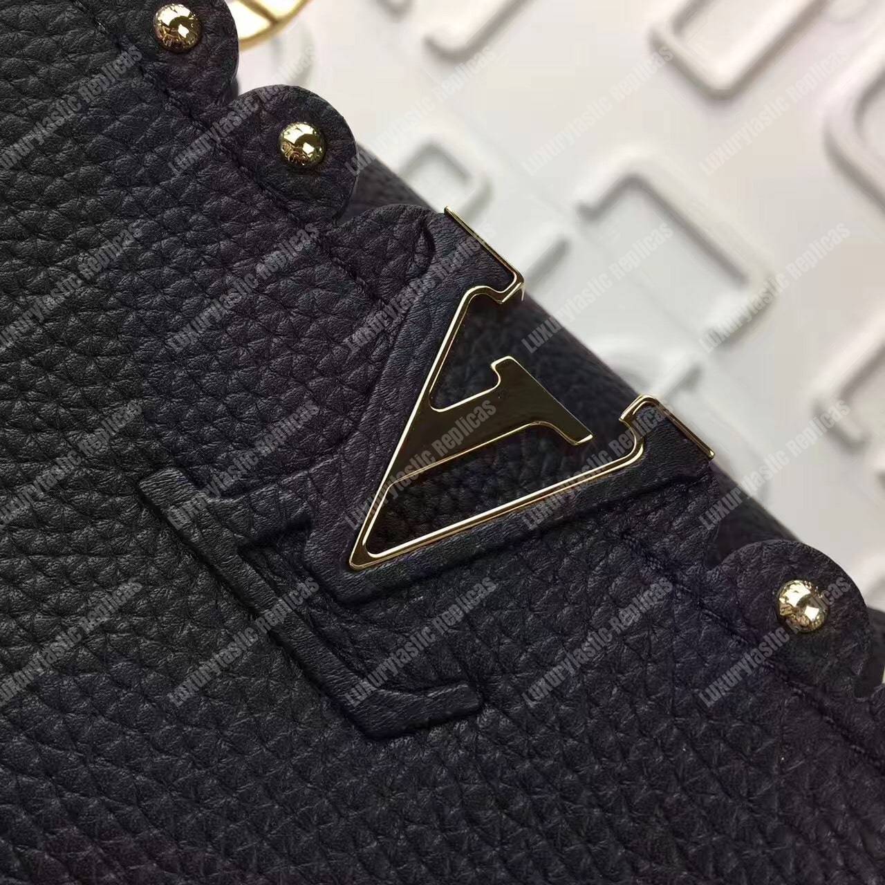 LV Capucines PM Black