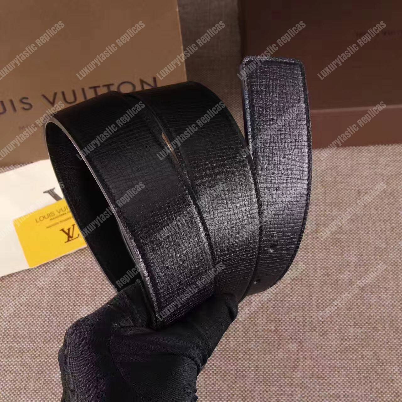 LV Initiales 40mm Epi Leather Gold Buckle