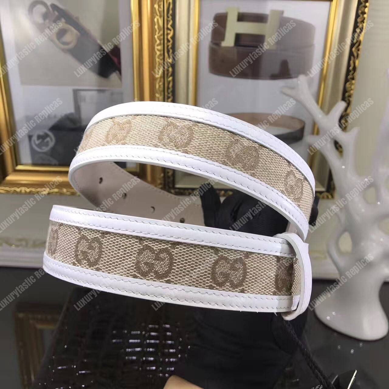 G*u*i interlocking g buckle belt