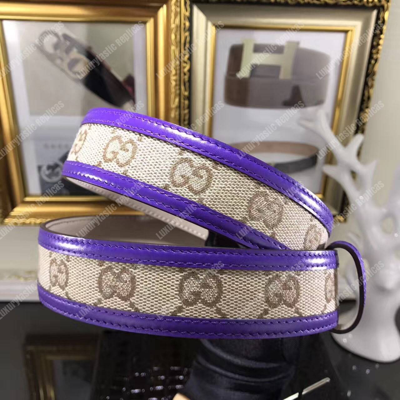 G*u*i interlocking g buckle belt