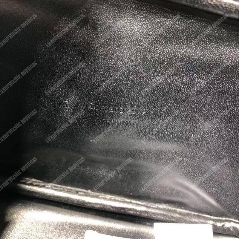 Saint Laurent Lou Camera Bag Matelasse Leather Black