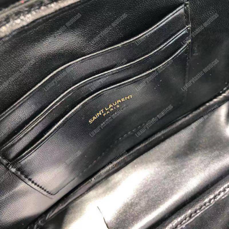 Saint Laurent Lou Camera Bag Matelasse Leather Black