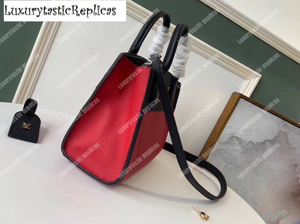 LV City Steamer Mini Noir Rouge