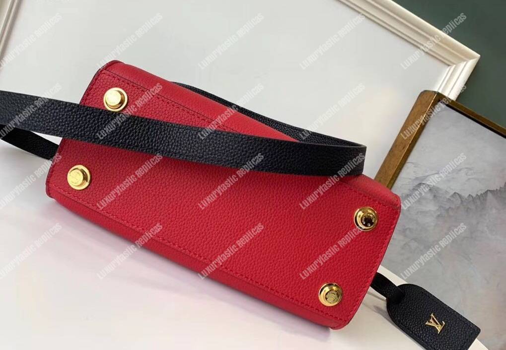 LV City Steamer Mini Noir Rouge