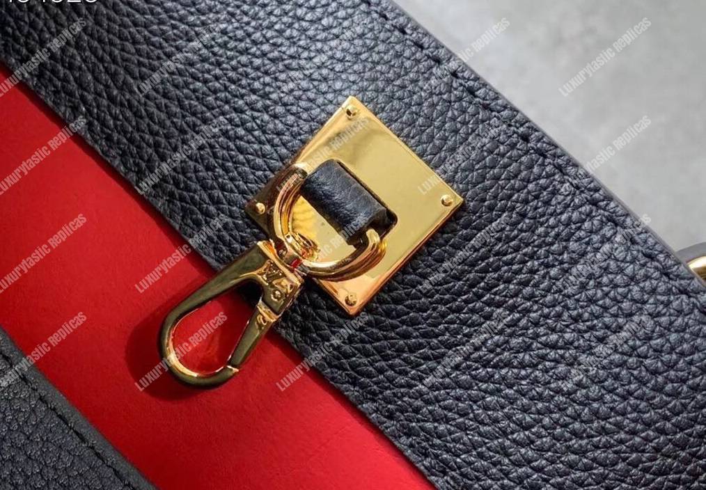 LV City Steamer Mini Noir Rouge