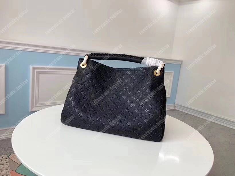 LV Artsy MM Monogram Empreinte Leather Noir