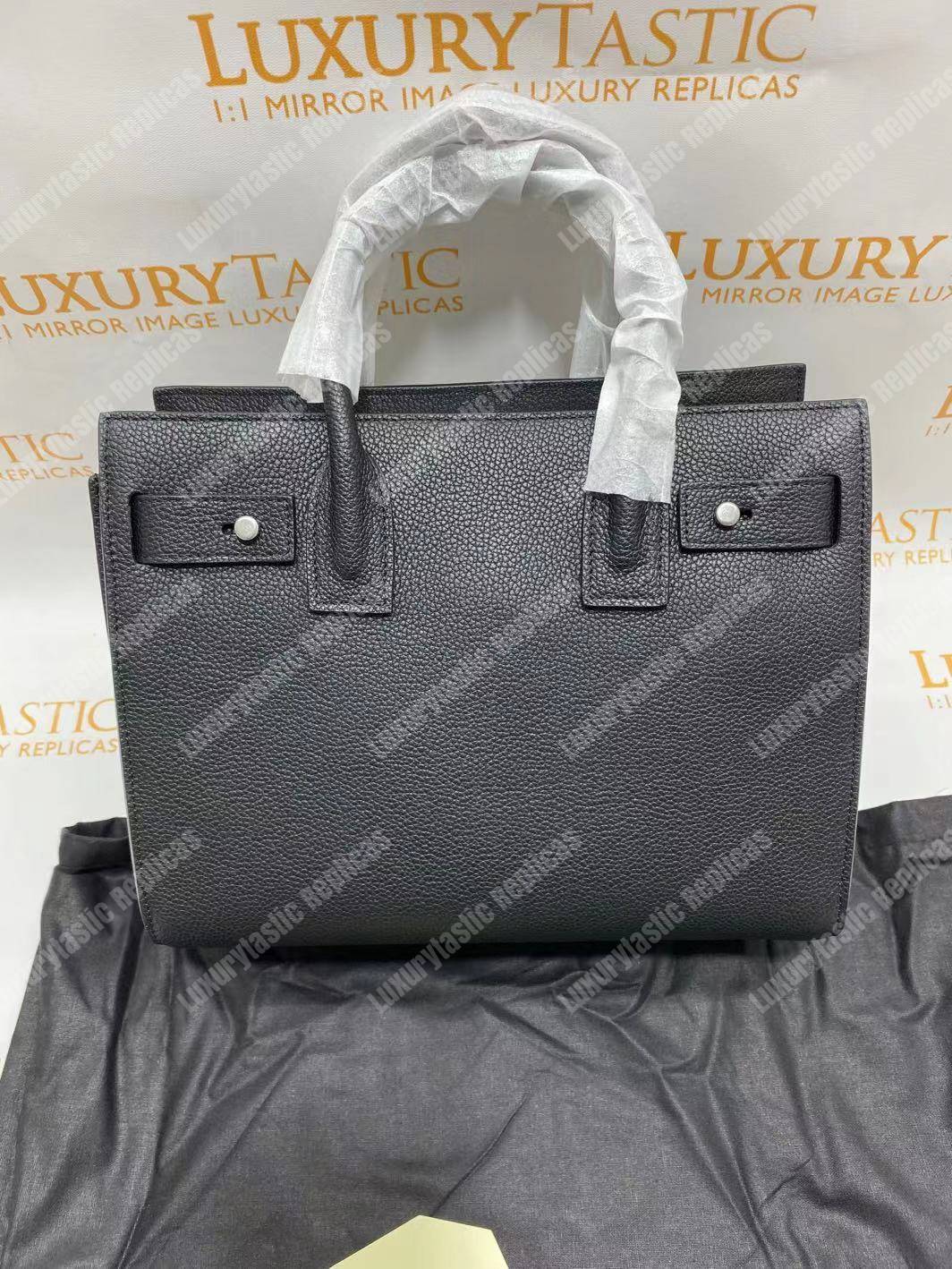 Saint Laurent Sac De Jour Baby Grained Leather Black