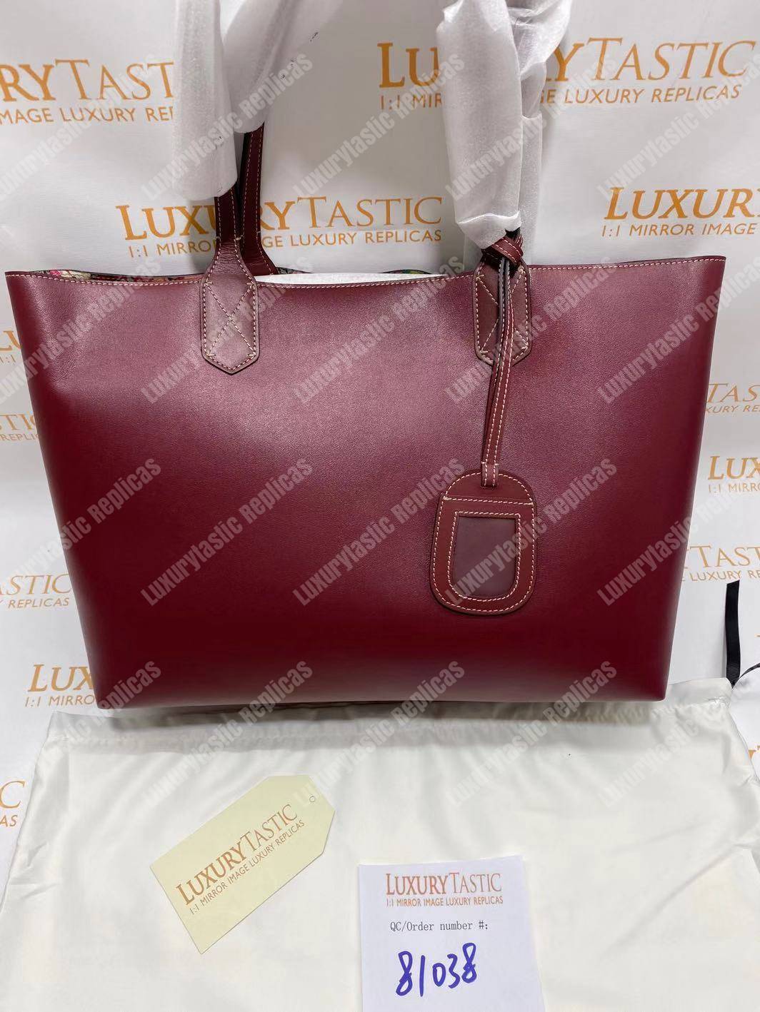 G*u*i gg blooms reversible tote