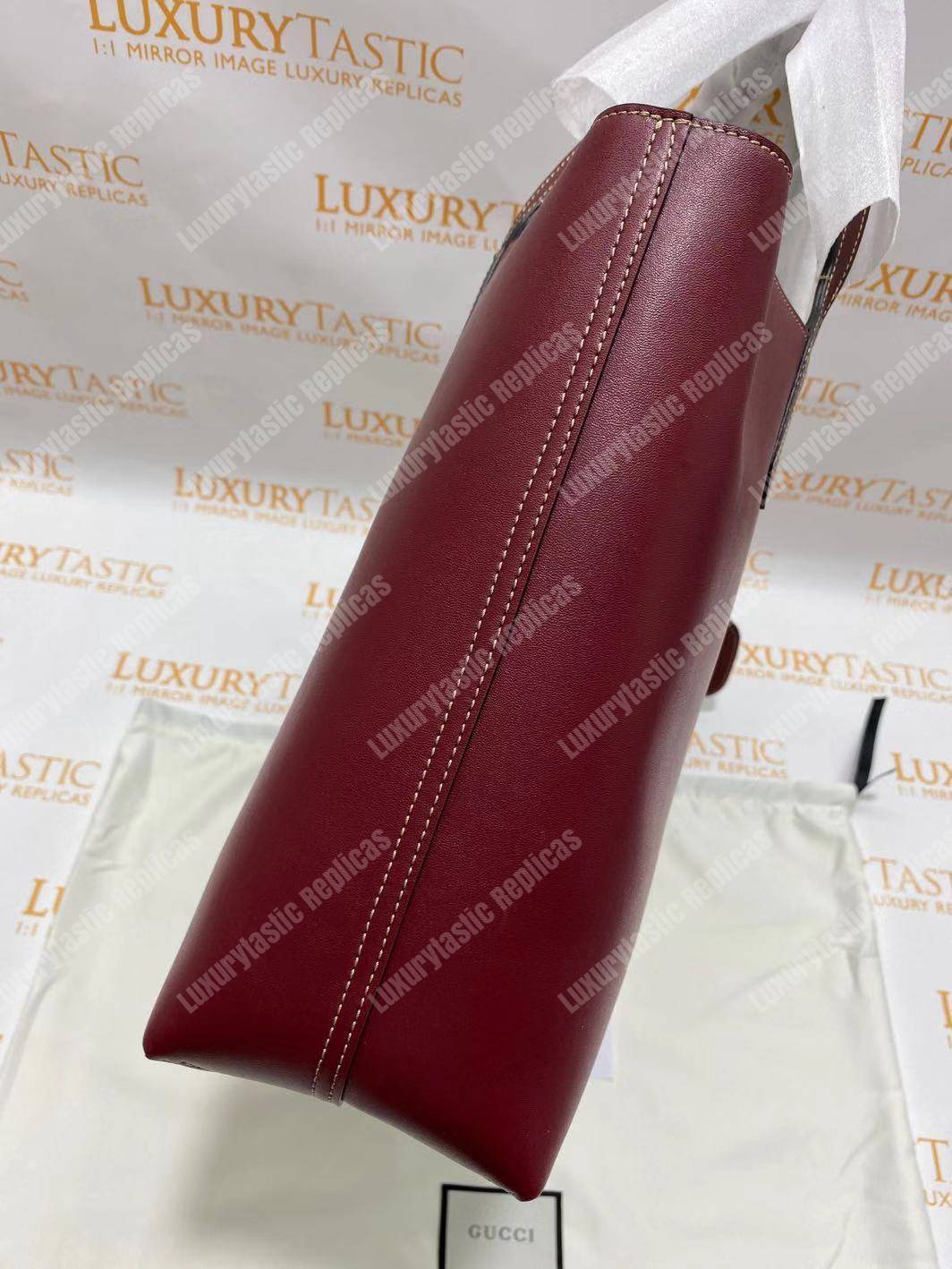 G*u*i gg blooms reversible tote