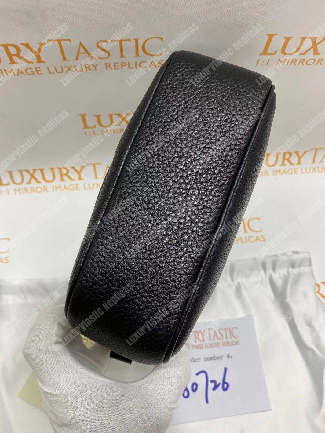 G*u*i soho small leather disco bag black