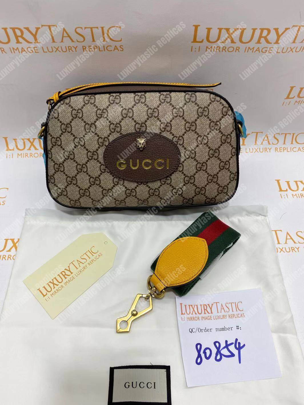 G*u*i gg sup*e messenger bag yellow trims