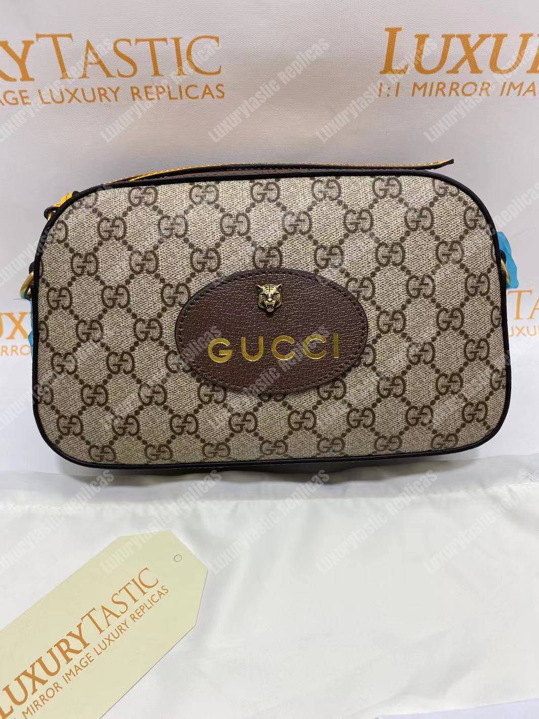 G*u*i gg sup*e messenger bag yellow trims