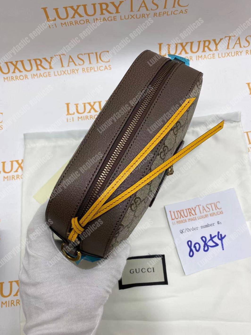 G*u*i gg sup*e messenger bag yellow trims