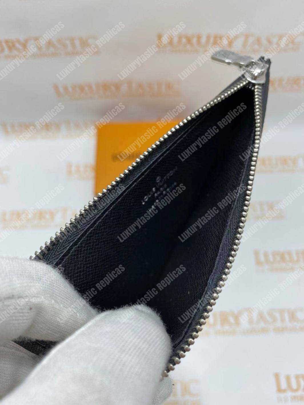 LV Coin Card Holder Damier Graphite Canvas