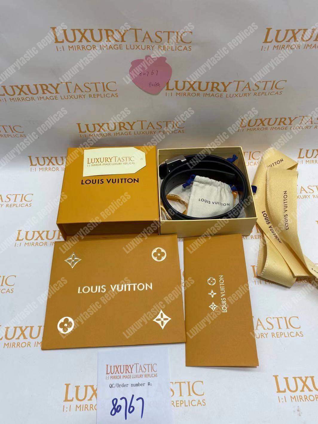 LV Initiales 40MM Belt Damier Graphite Canvas