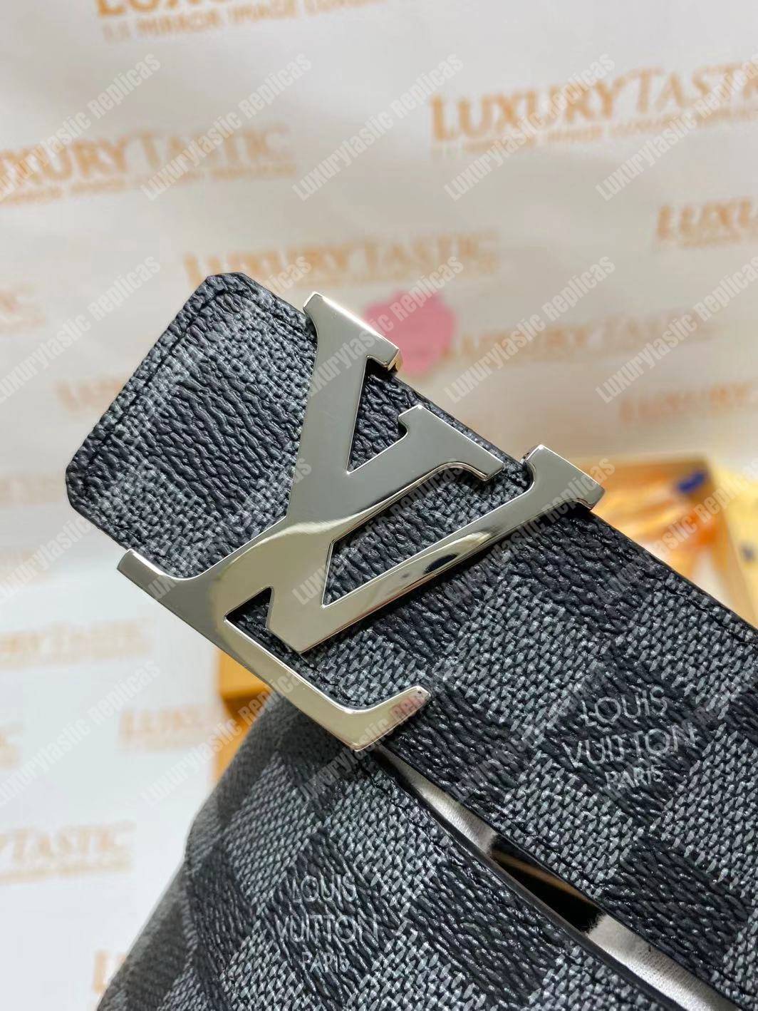 LV Initiales 40MM Belt Damier Graphite Canvas