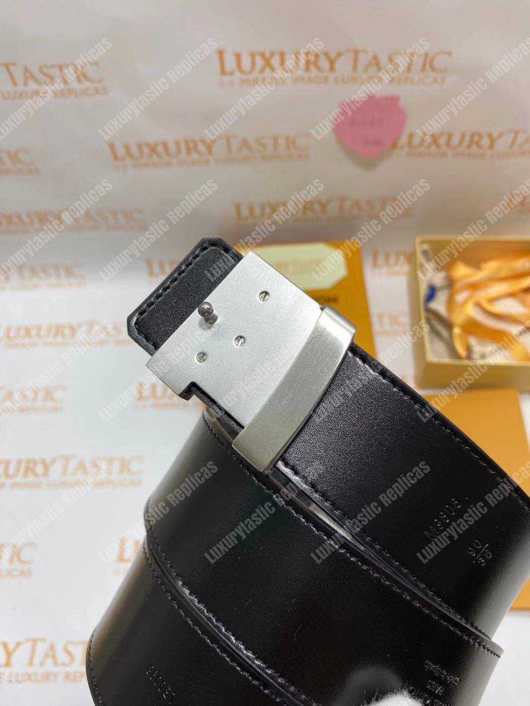 LV Initiales 40MM Belt Damier Graphite Canvas