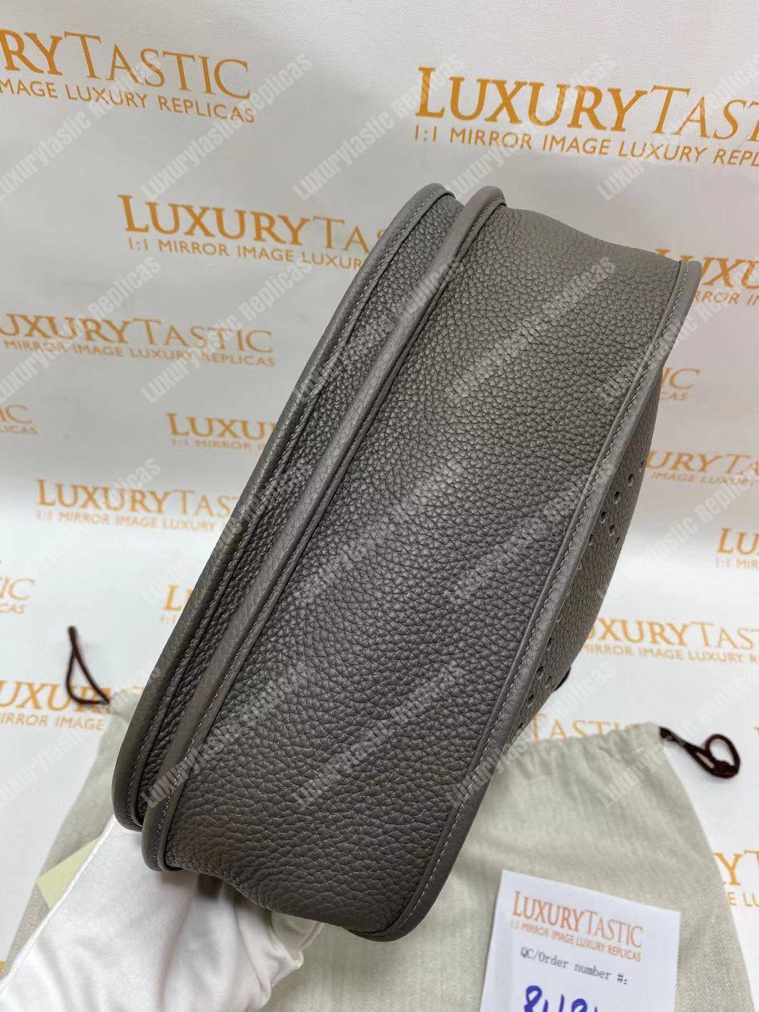 replica H**mes evelyne iii 29 clemence bag etain