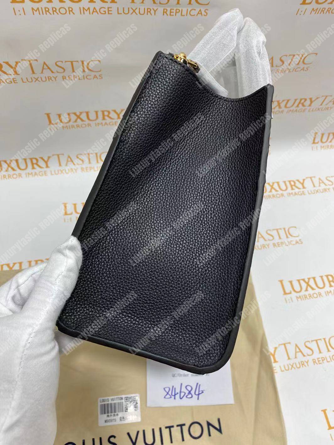 LV City Steamer PM Python Roccia Black