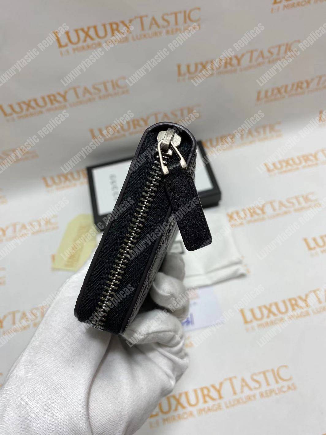 G*u*i gg G*u*issima signature zip around wallet black