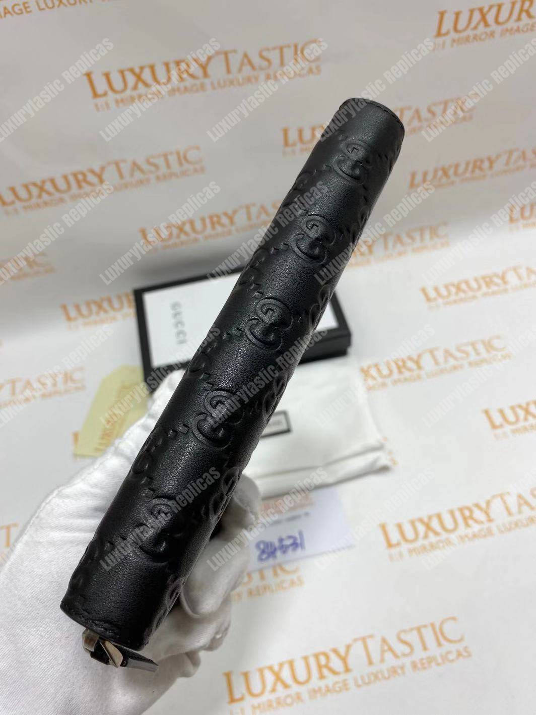 G*u*i gg G*u*issima signature zip around wallet black