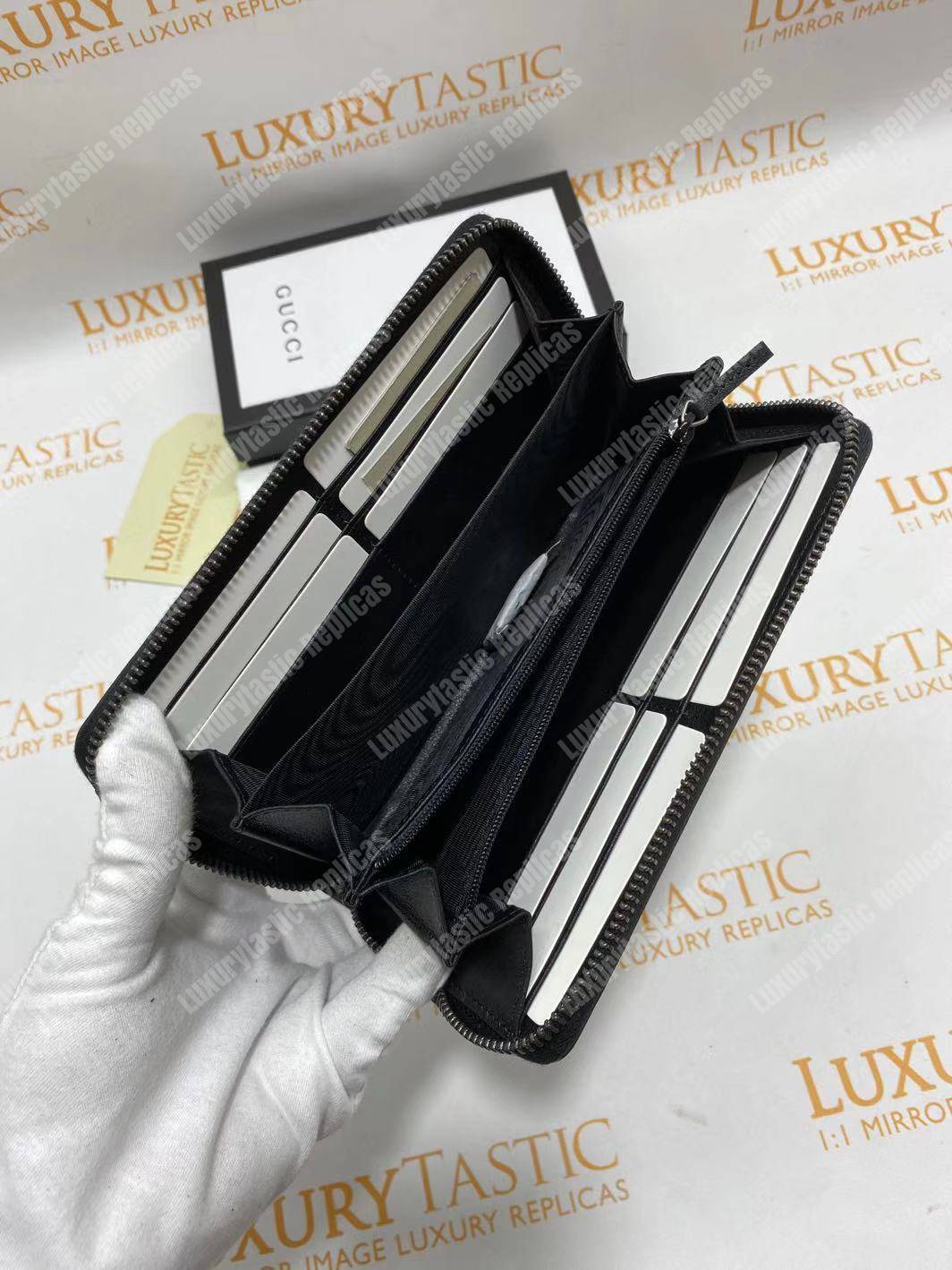 G*u*i gg G*u*issima signature zip around wallet black