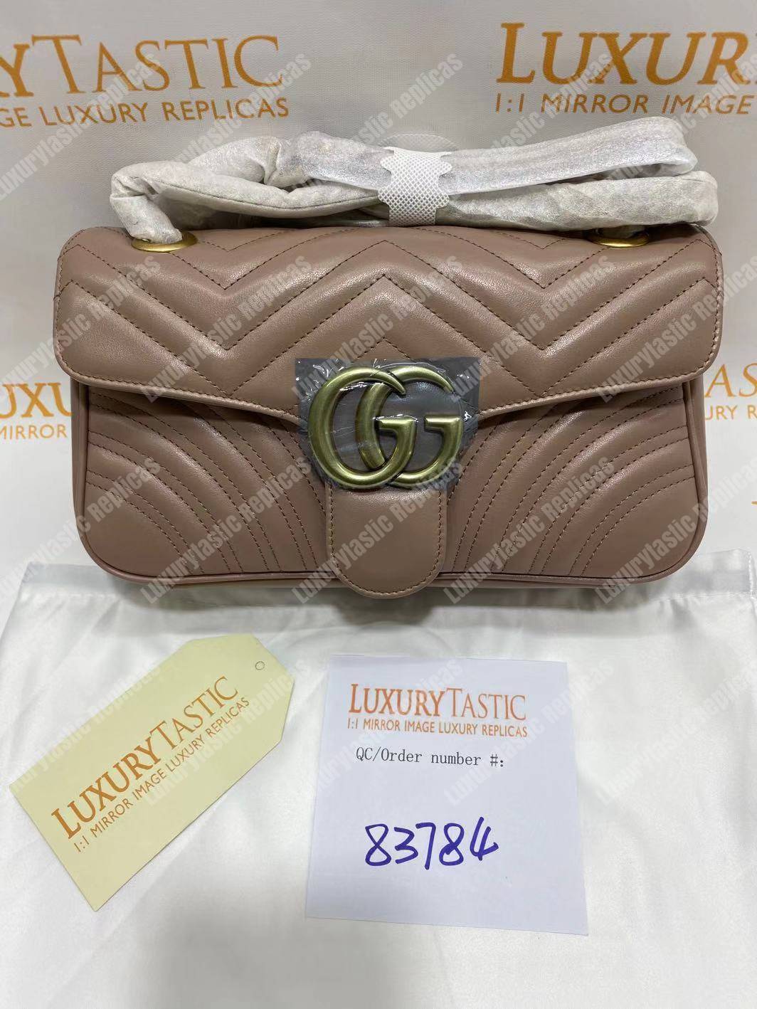 G*u*i gg marmont small shoulder bag dusty pink