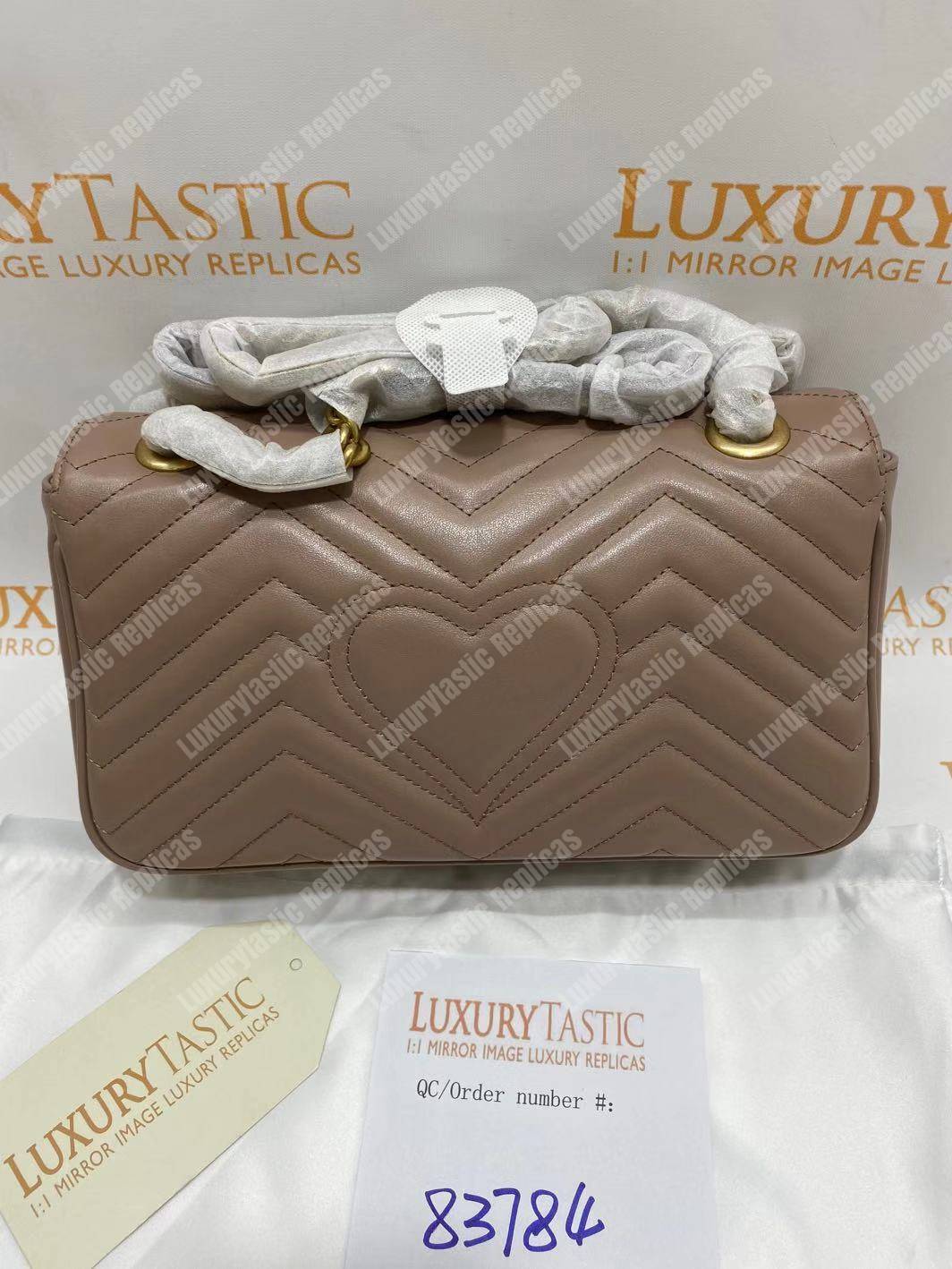 G*u*i gg marmont small shoulder bag dusty pink