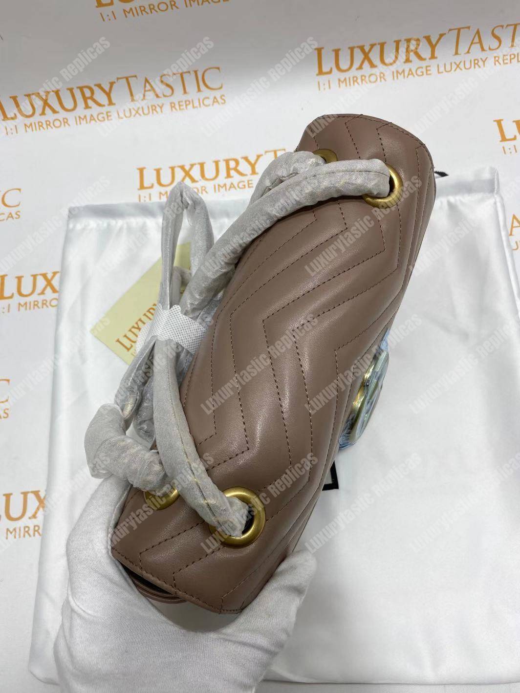 G*u*i gg marmont small shoulder bag dusty pink