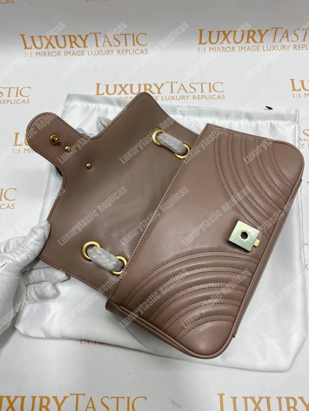 G*u*i gg marmont small shoulder bag dusty pink