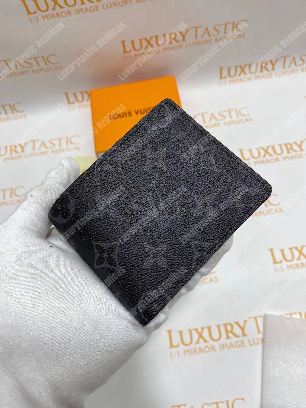 LV Slender ID Wallet Monogram Eclipse Canvas