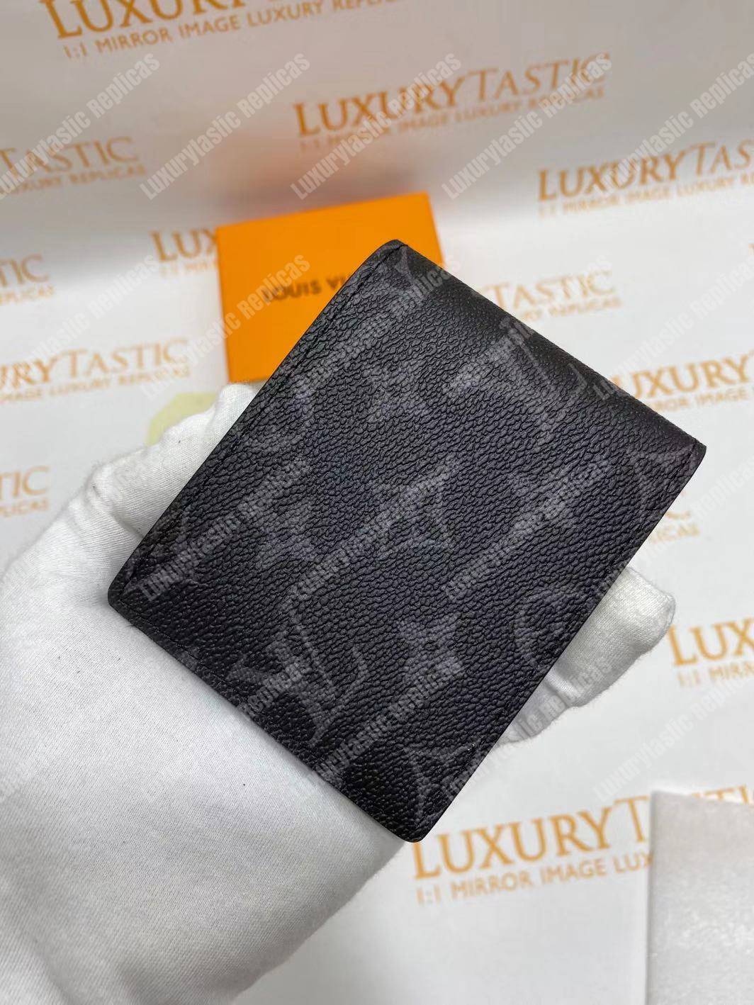 LV Slender ID Wallet Monogram Eclipse Canvas