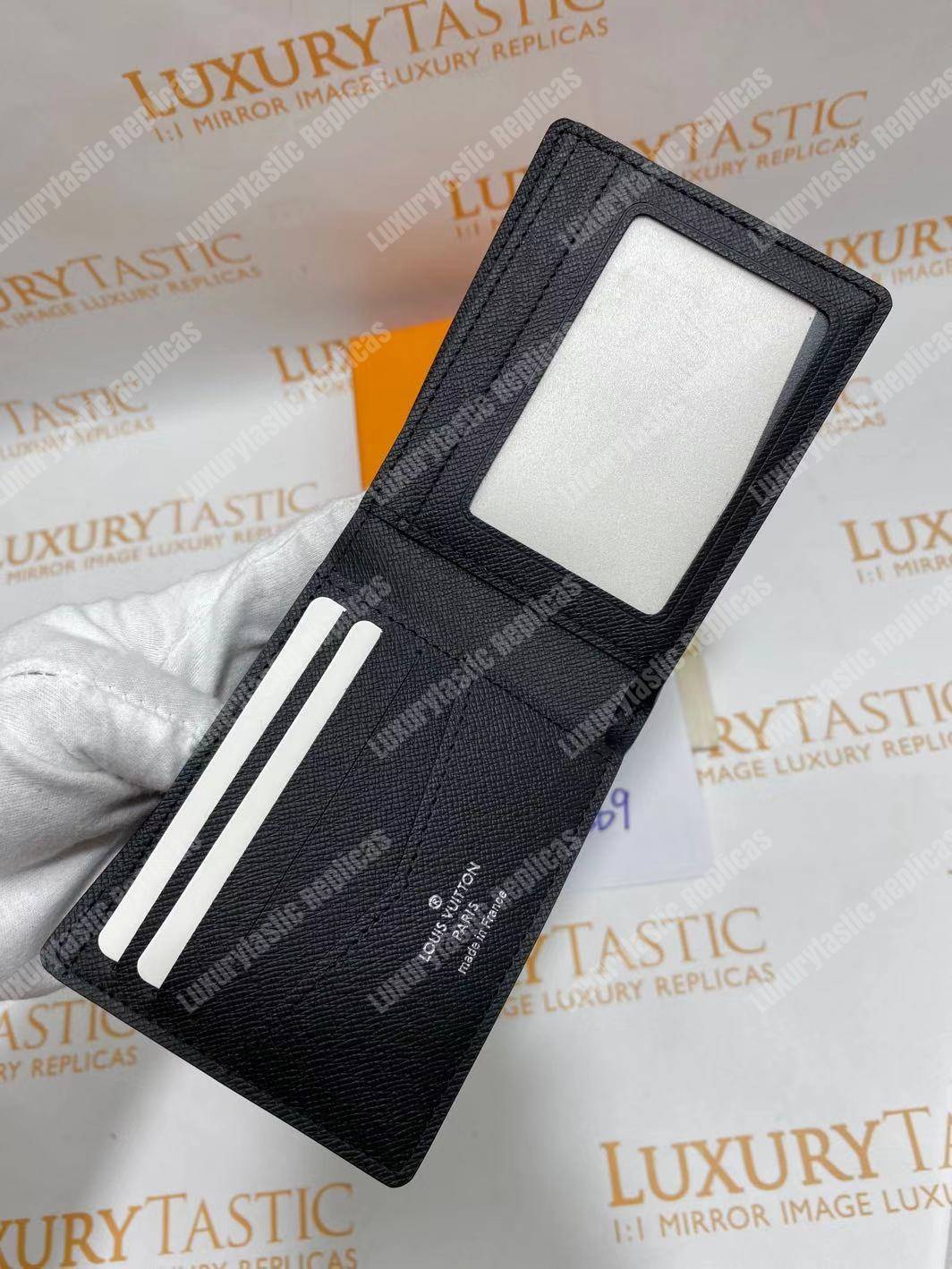 LV Slender ID Wallet Monogram Eclipse Canvas