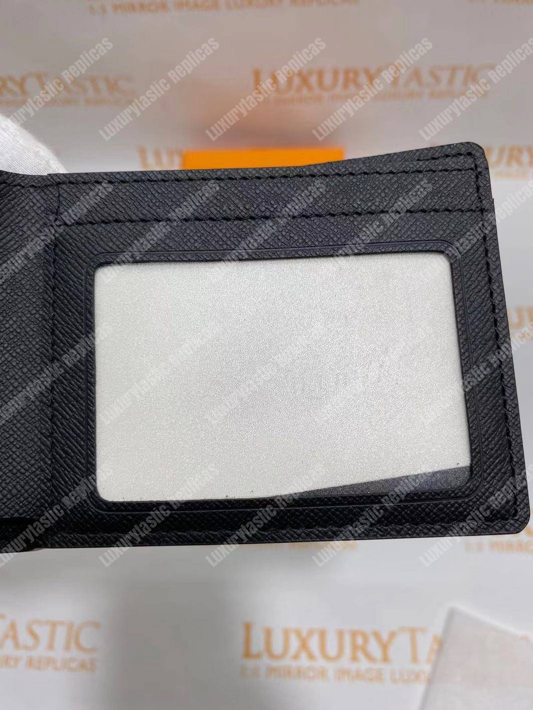 LV Slender ID Wallet Monogram Eclipse Canvas