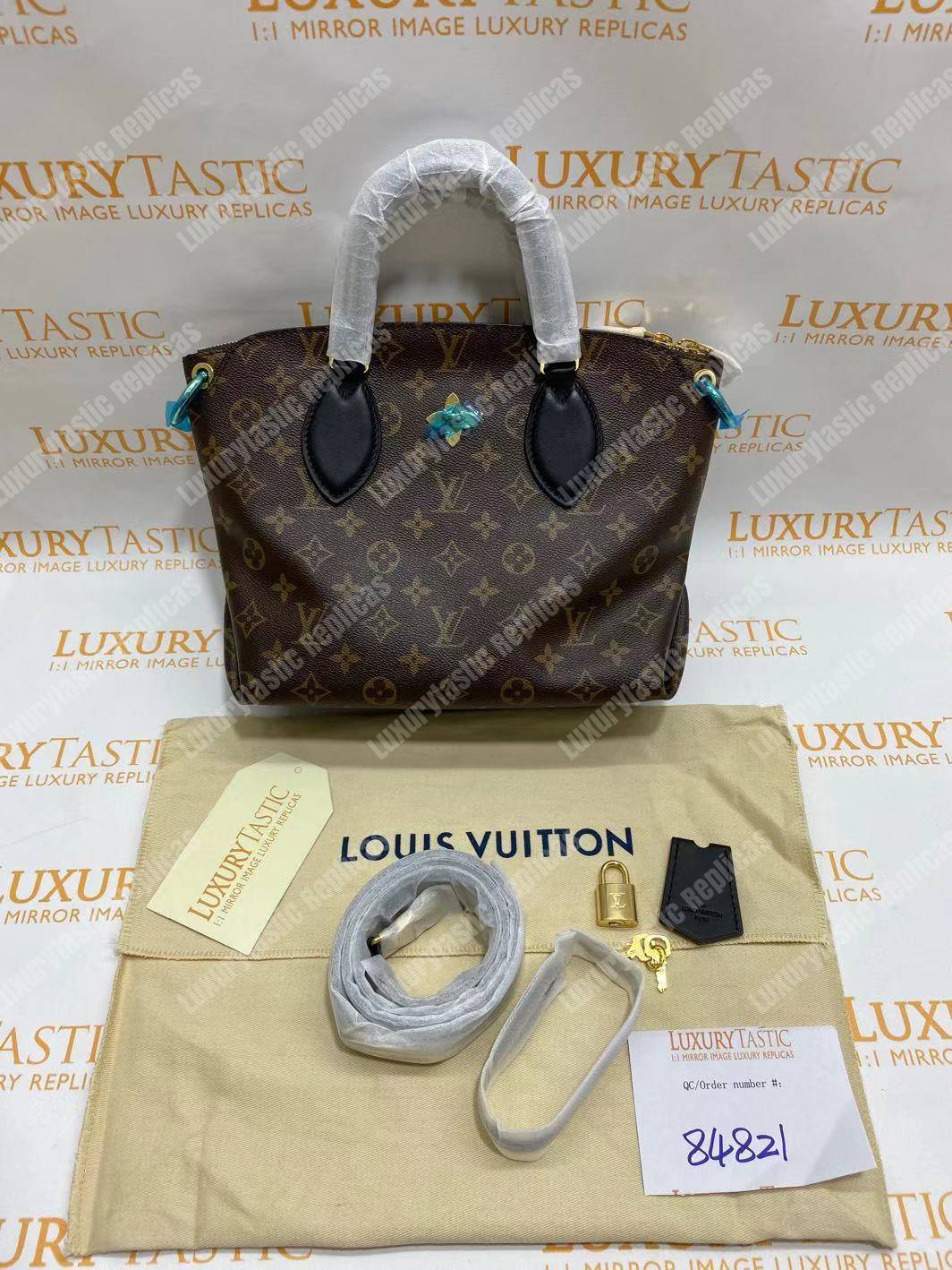 LV Flower Zipped Tote Pm Monogram canvas Noir