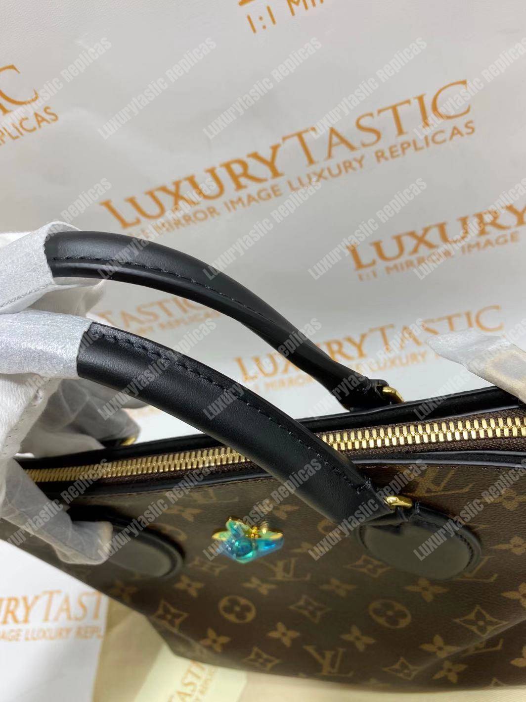LV Flower Zipped Tote Pm Monogram canvas Noir