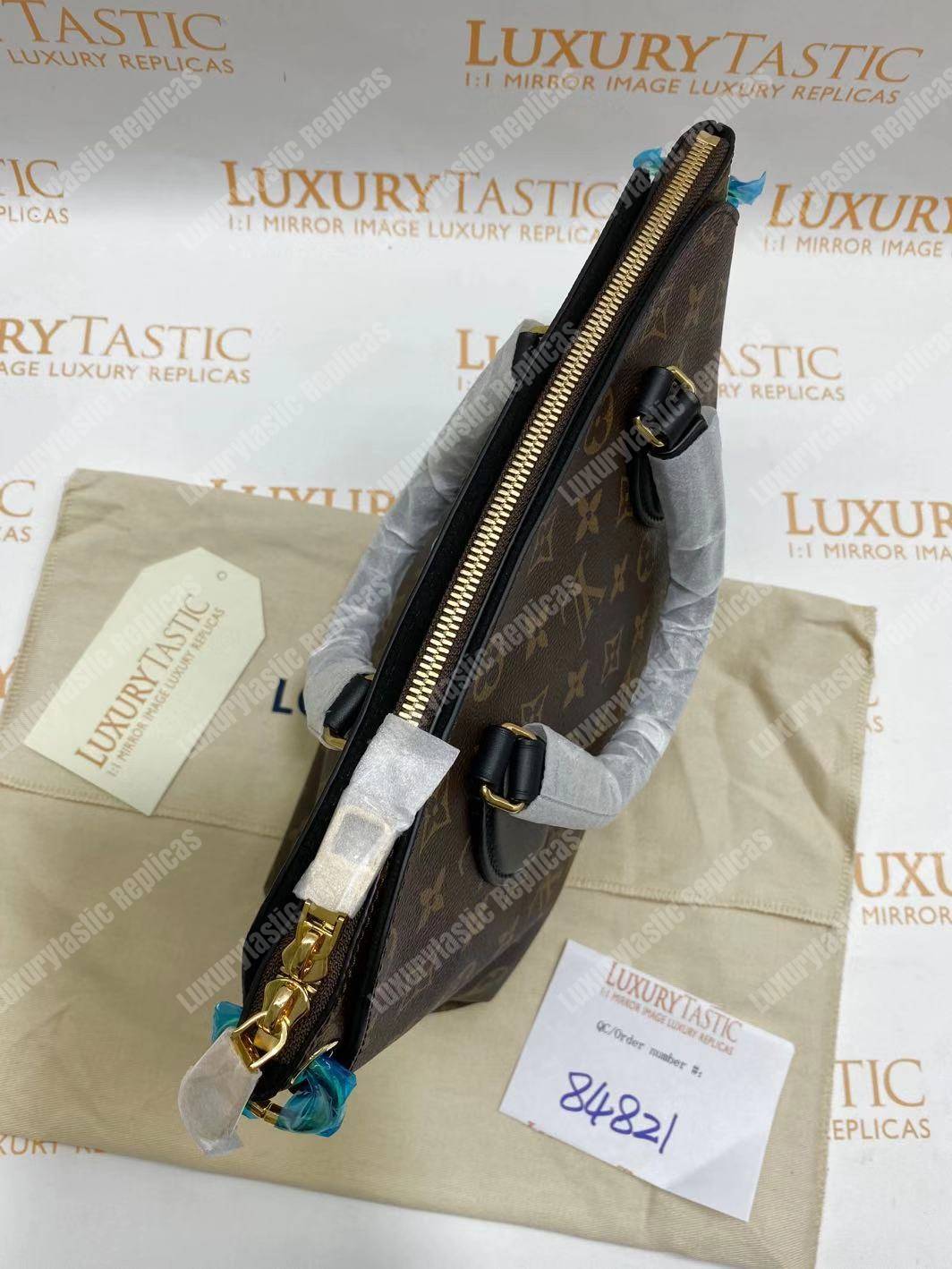 LV Flower Zipped Tote Pm Monogram canvas Noir