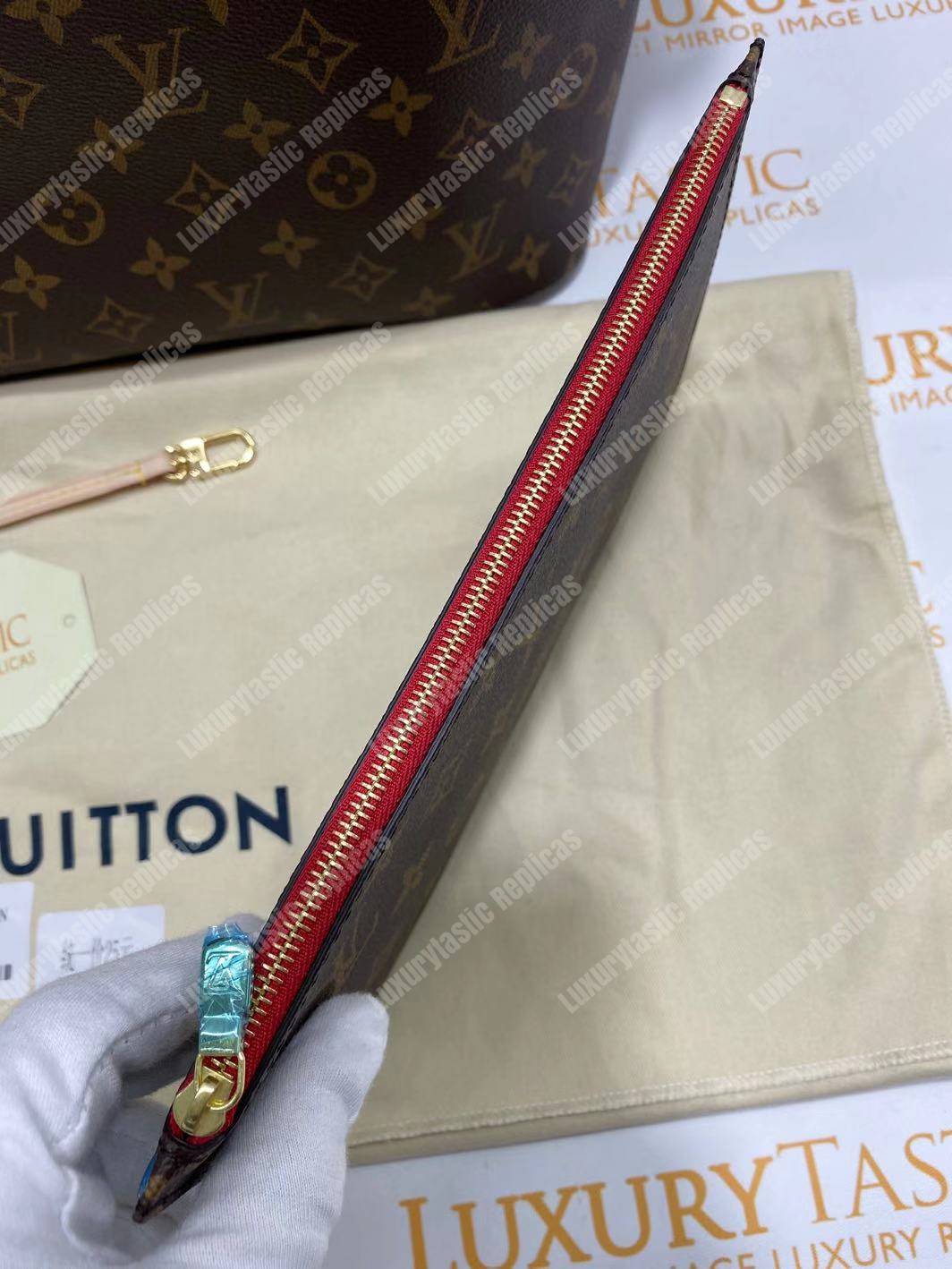 LV Neverfull GM Monogram Cherise